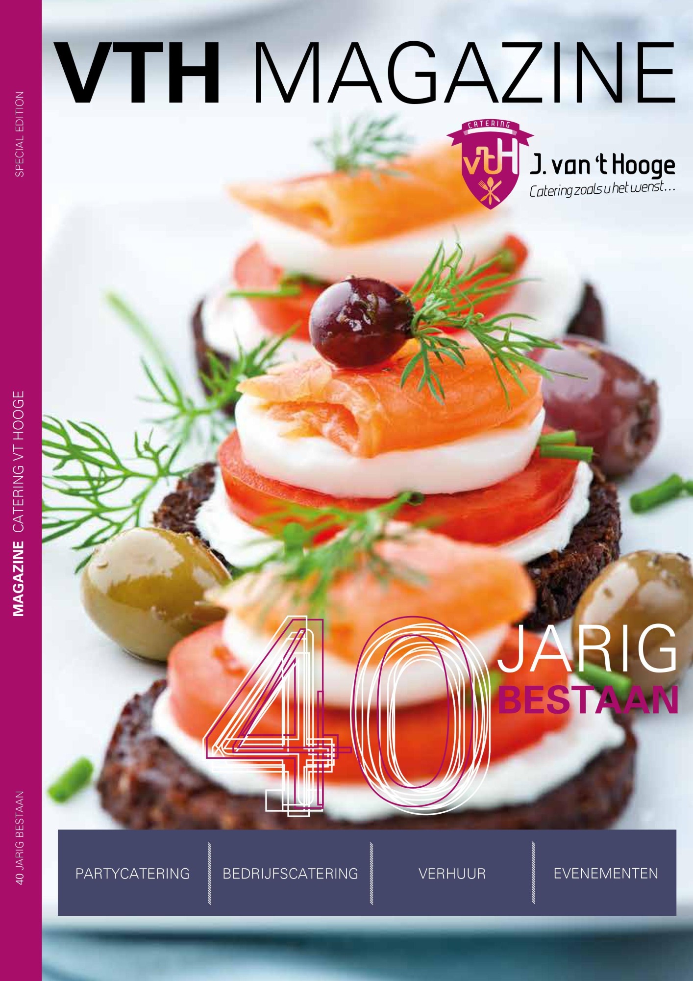 Magazine Catering van 't Hooge 40 jaar bestaan