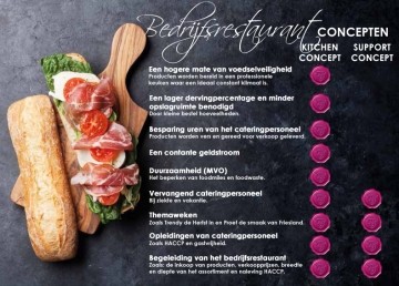 Bedrijfsrestaurant verzorging concepten Catering van 't Hooge