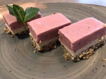 Brasserie Fair Recept Aardbei - Limoen Cheesecake Vegan Catering van 't Hooge